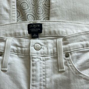 J Crew Skinny high rise white jeans sz 31